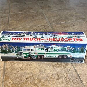 Brand New in Box 1995 Hess Toy Truck & Helicopter